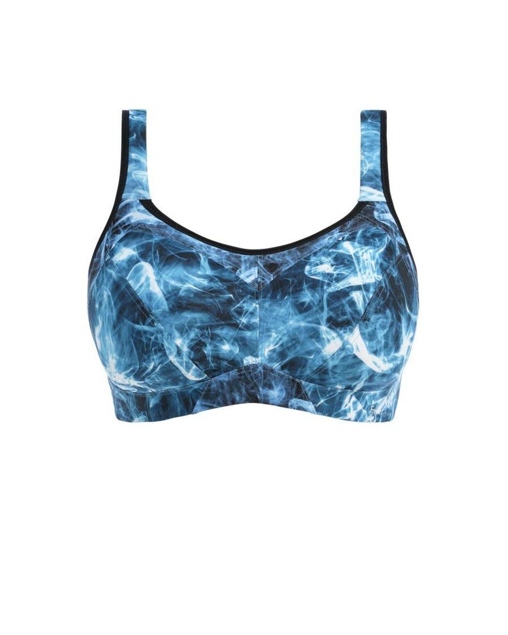 High Tide striped stretch sports bra