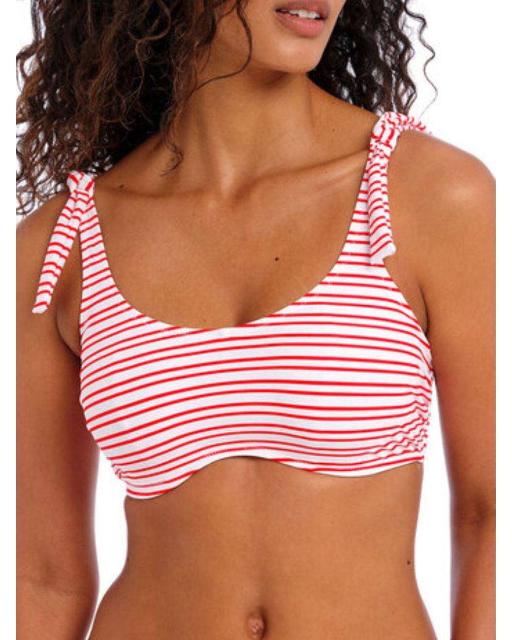 Freya Red New Shores Bralette Bikini Top