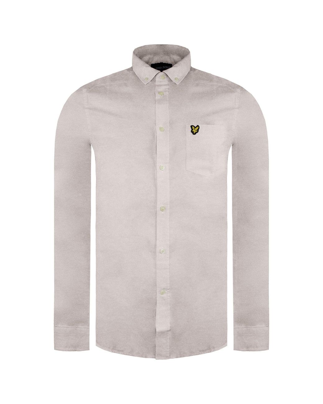 Lyle & Scott White Regular Fit Oxford Shirt for men