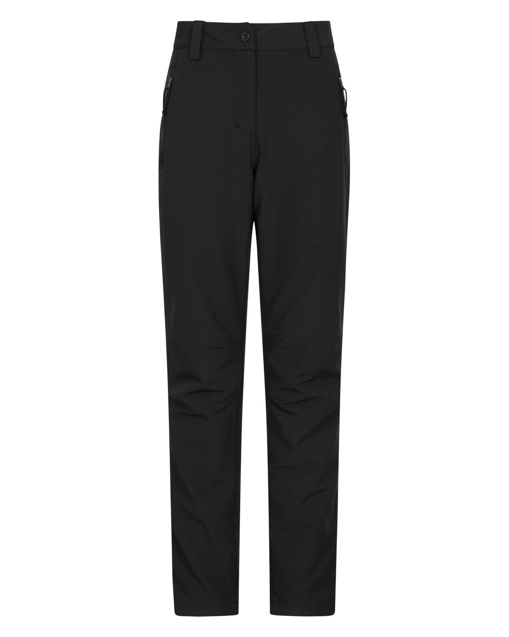 Mountain Warehouse Black 'Arctic' Thermal Trousers Lightweight Stretchy Warm Fleece Lined Pants