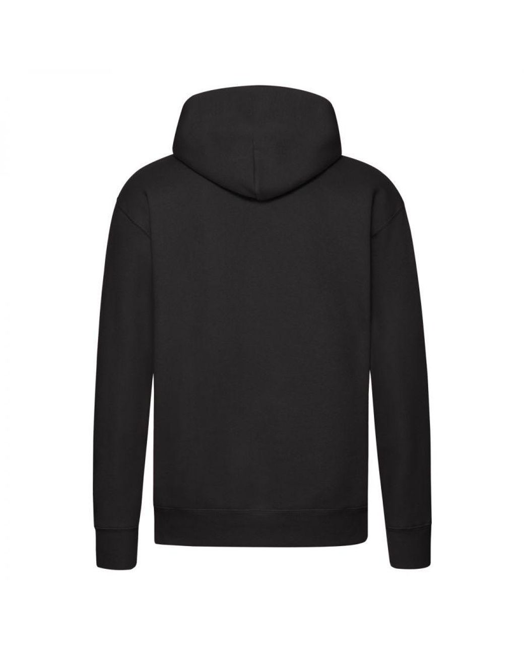 Fruit Of The Loom Black Premium Hoodie