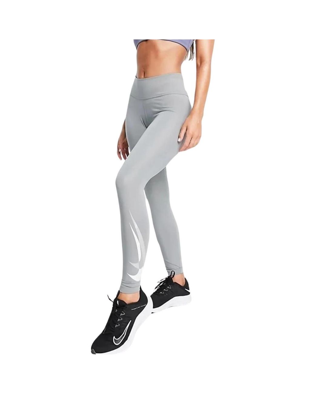 Nike Gray One Leggings Textile