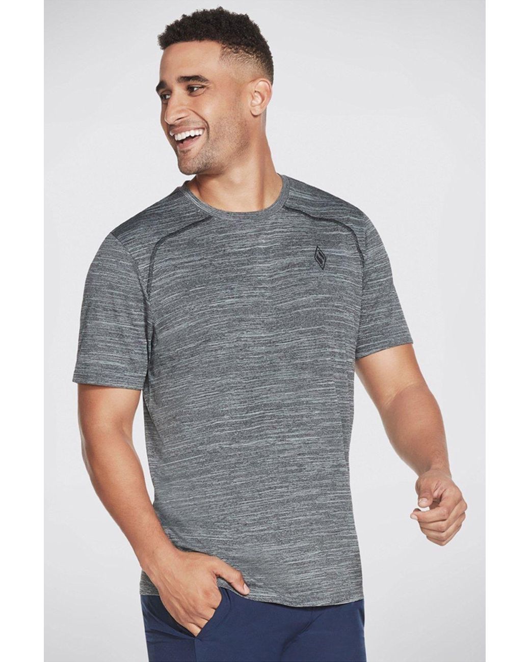 Skechers Gray On The Road Tee Alloy for men