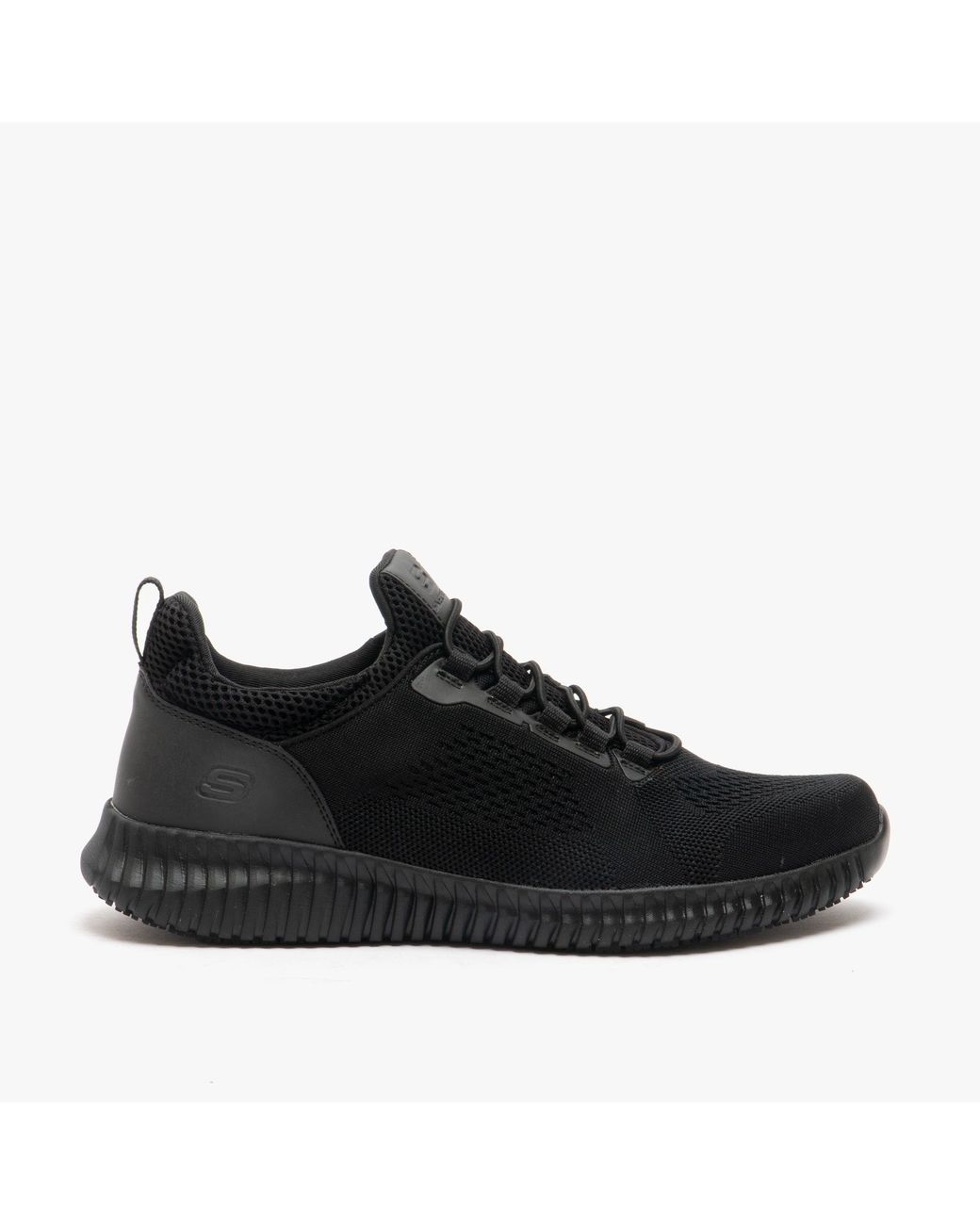 Skechers Black Cessnock Slip Resistant Trainers for men