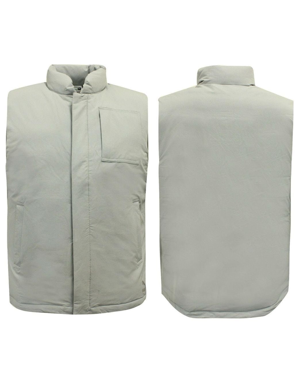 PUMA Gray Archive Select Padded Gilet for men