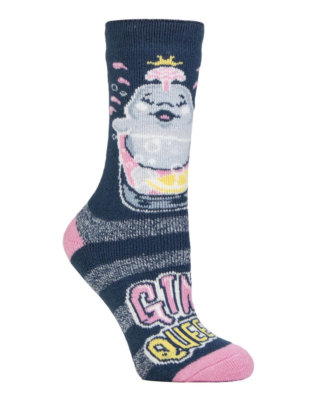 Heat Holders Blue Ladies Cosy Novelty Socks
