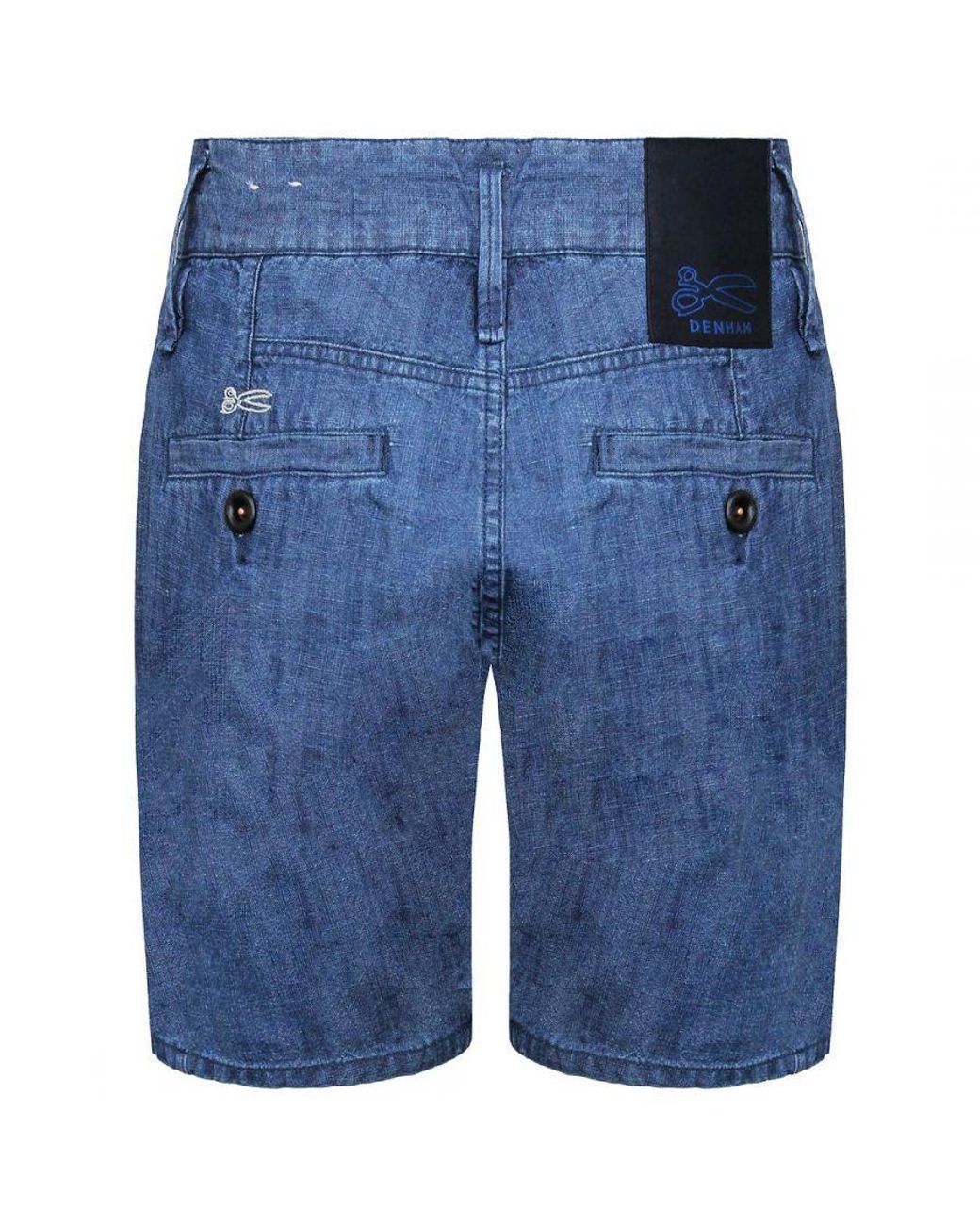Denham Blue Tokyo Apex Denim Shorts for men