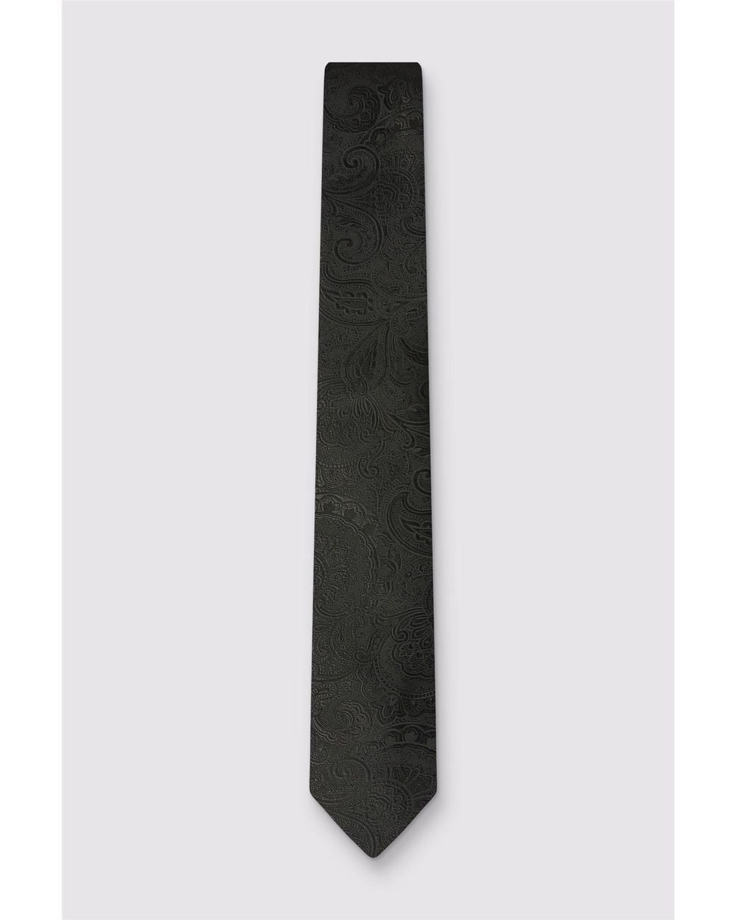 Antique Rogue Black Paisley Tie for men