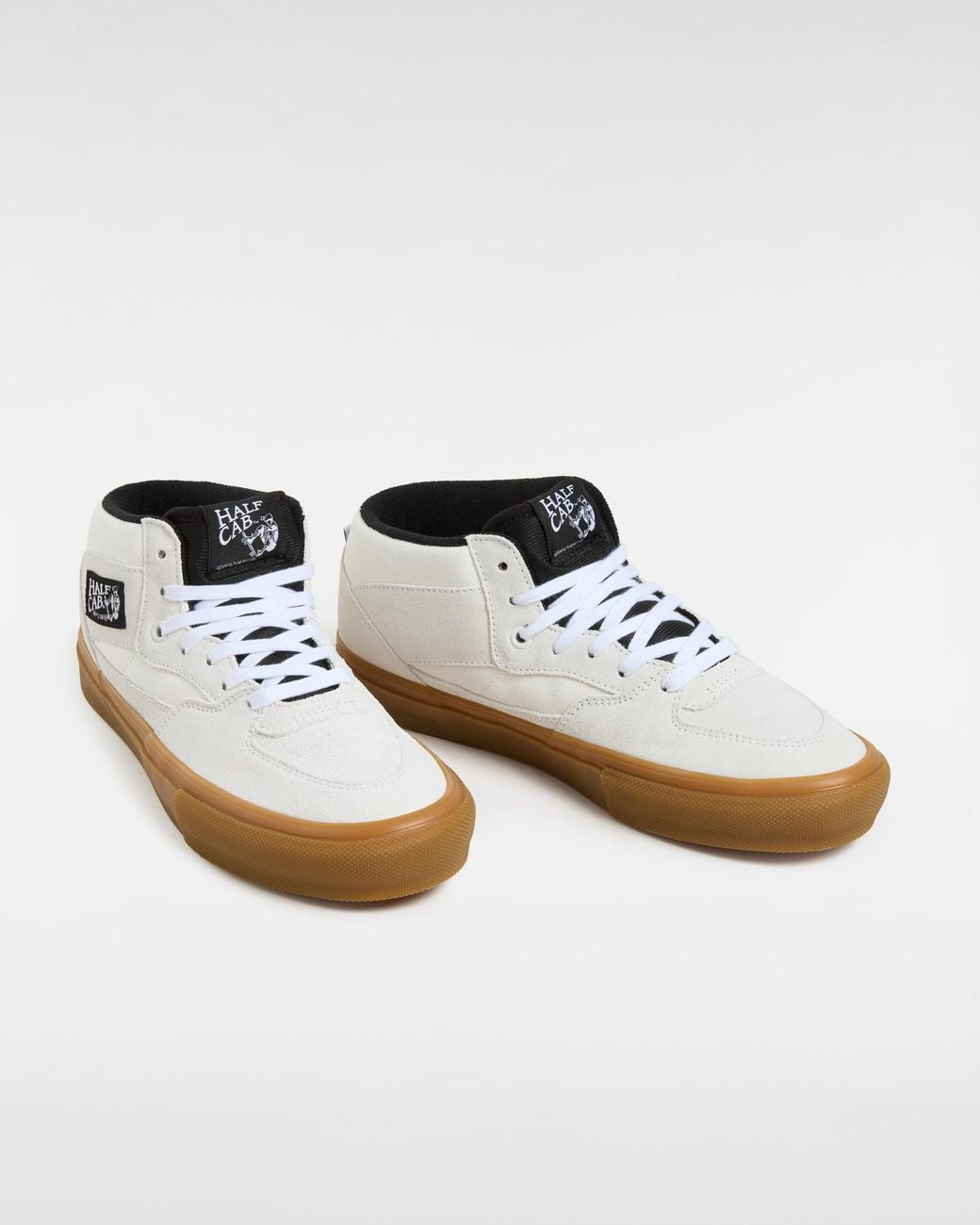 Vans White Skate Half Cab Sneakers for men