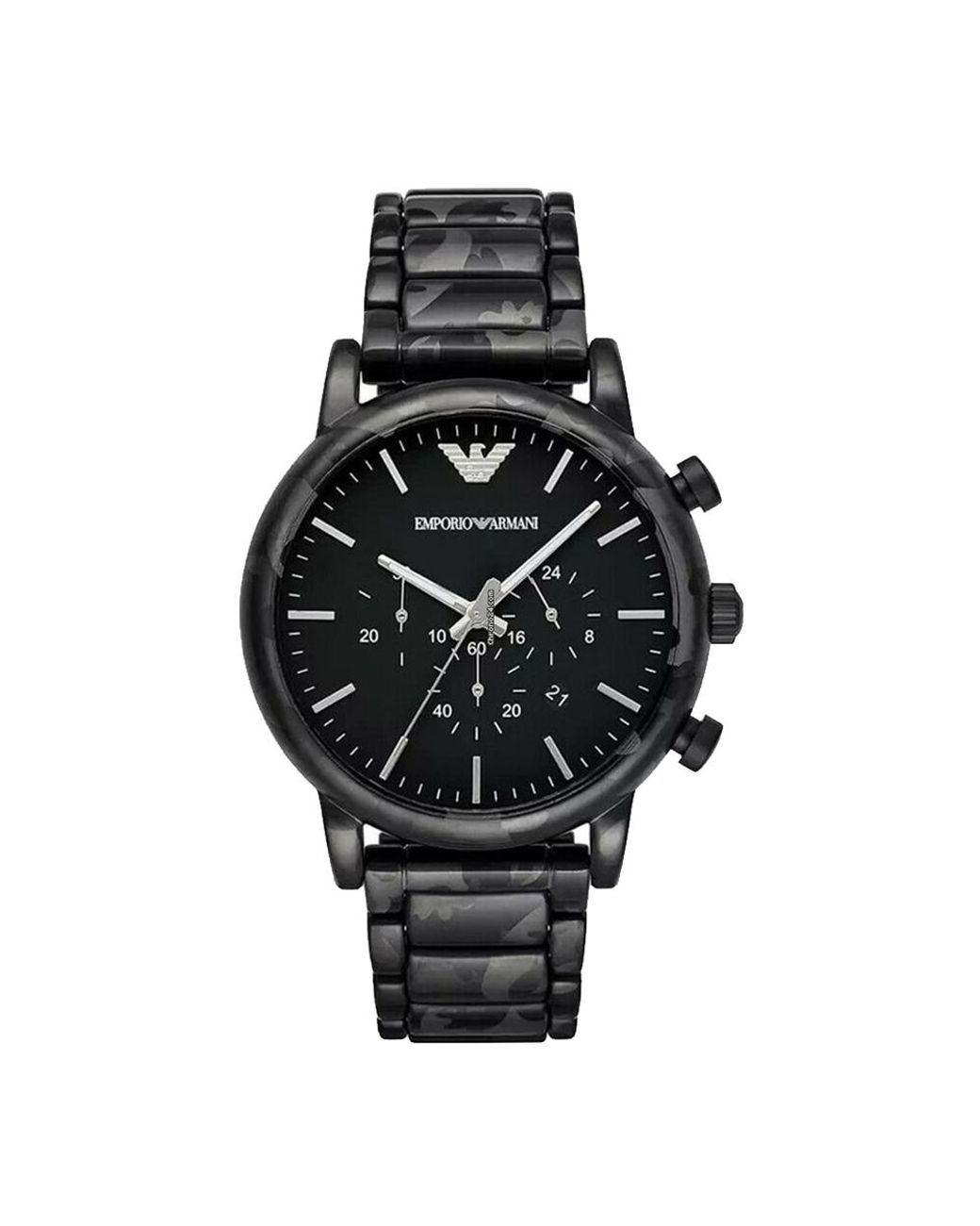 Emporio Armani Black Luigi Chronograph Watch Ar11045 for men