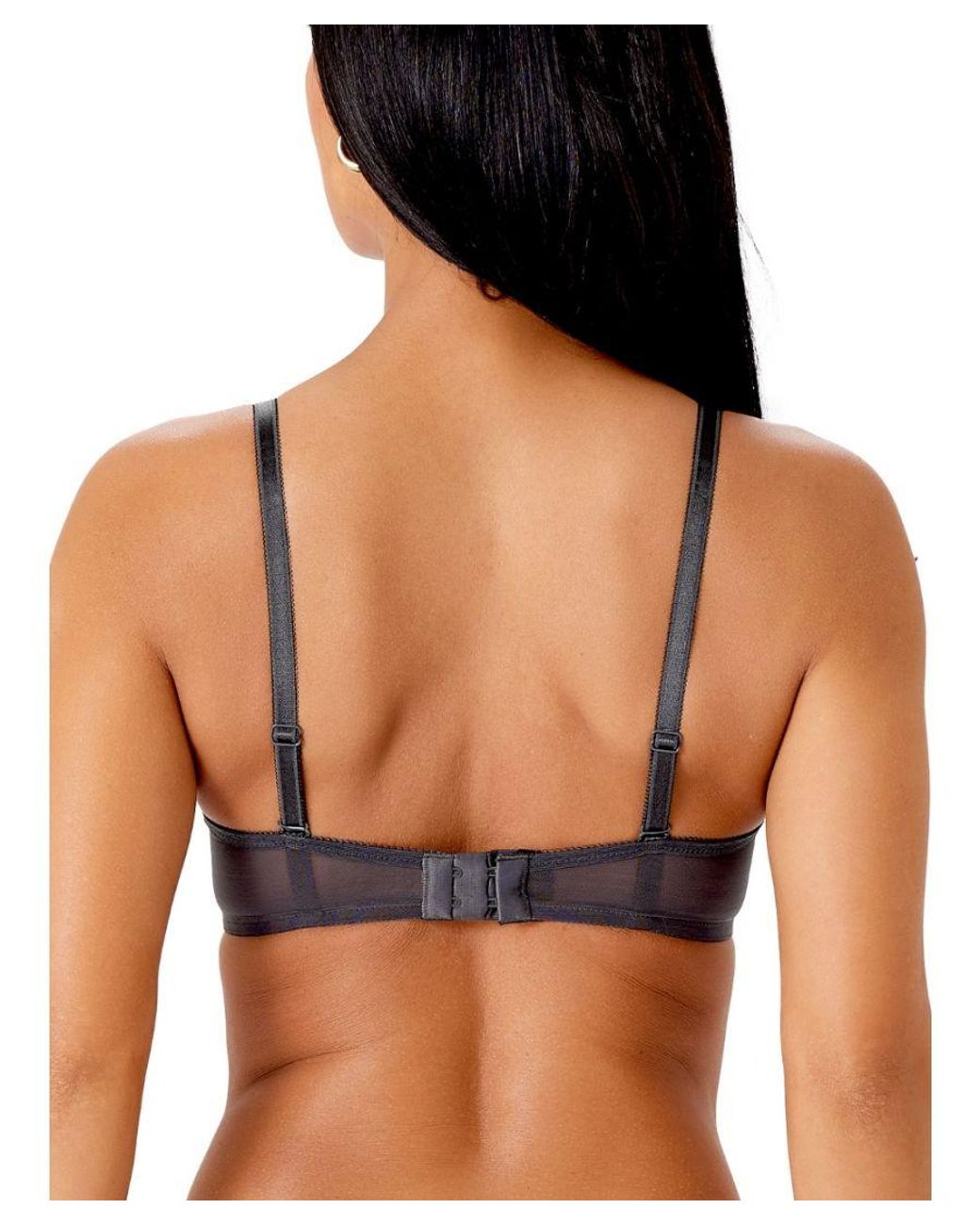 Gossard Black Glossies Lace Sheer Bra