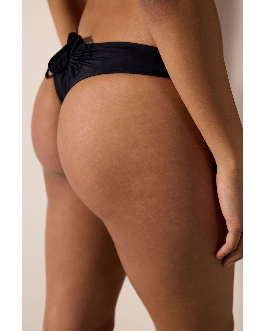Penti Black Mid-Waist Hipster Bikini Bottoms