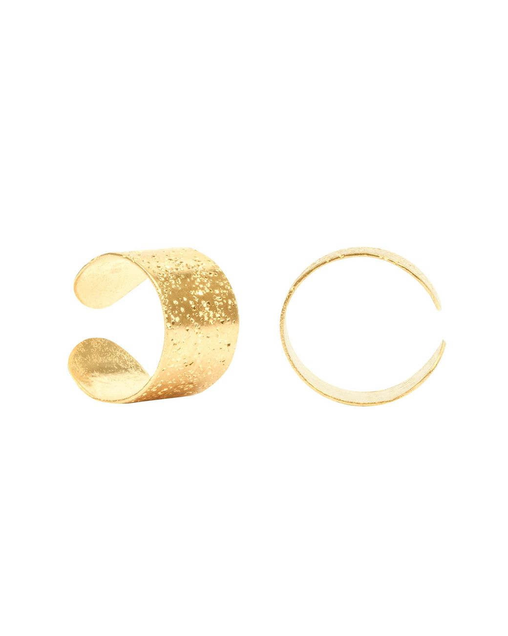 The Jewellery Stockroom Metallic Colour Textured Ear Cuff