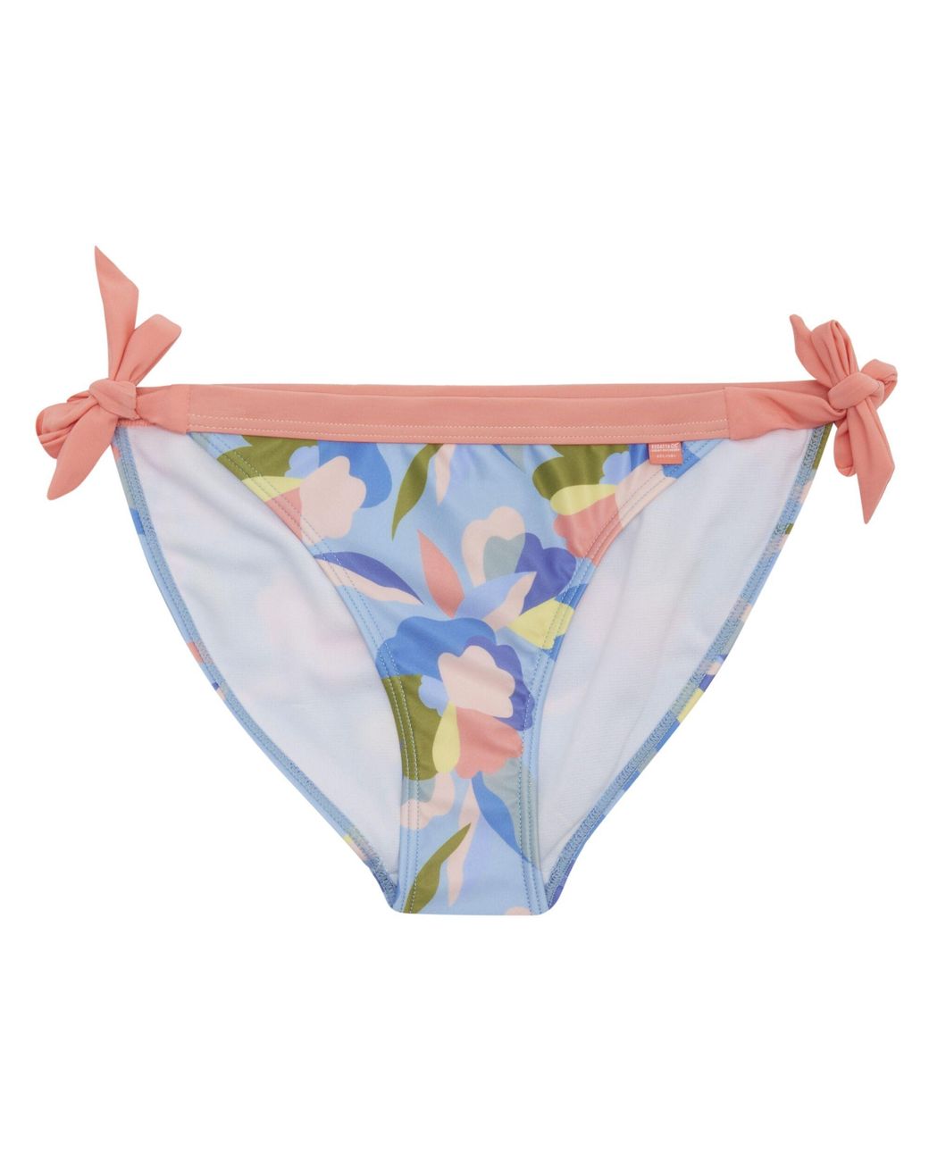 Regatta Blue Ladies Flavia Abstract Floral String Bikini Bottoms