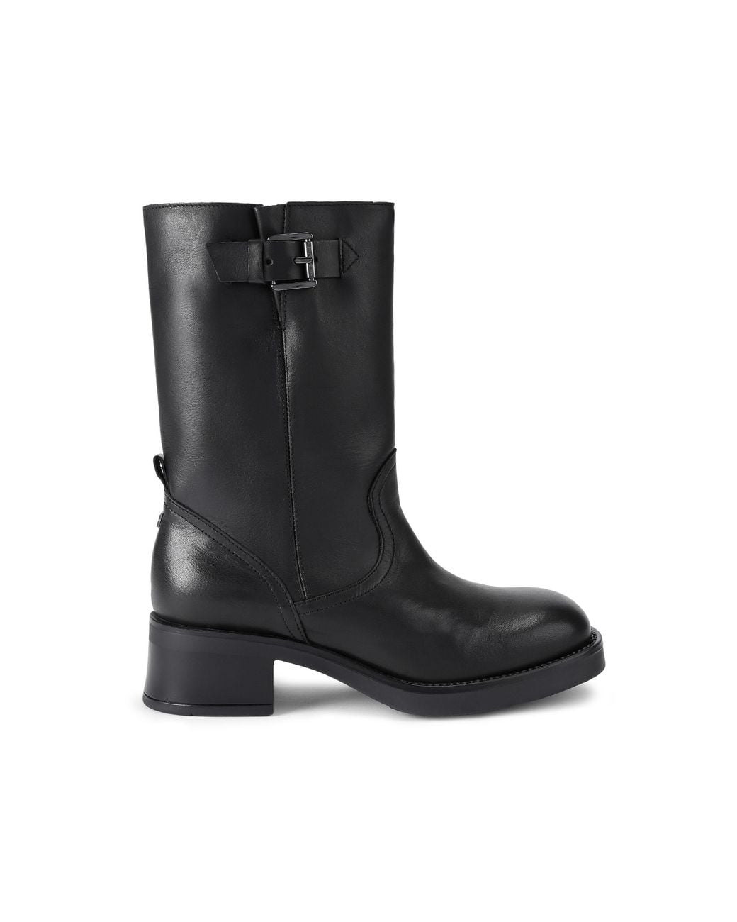 KG by Kurt Geiger Black Leather Trident Boots