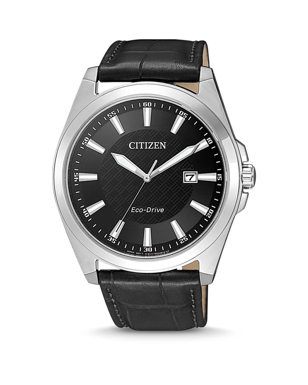 Citizen Metallic Watch Bm7108-14E Leather for men