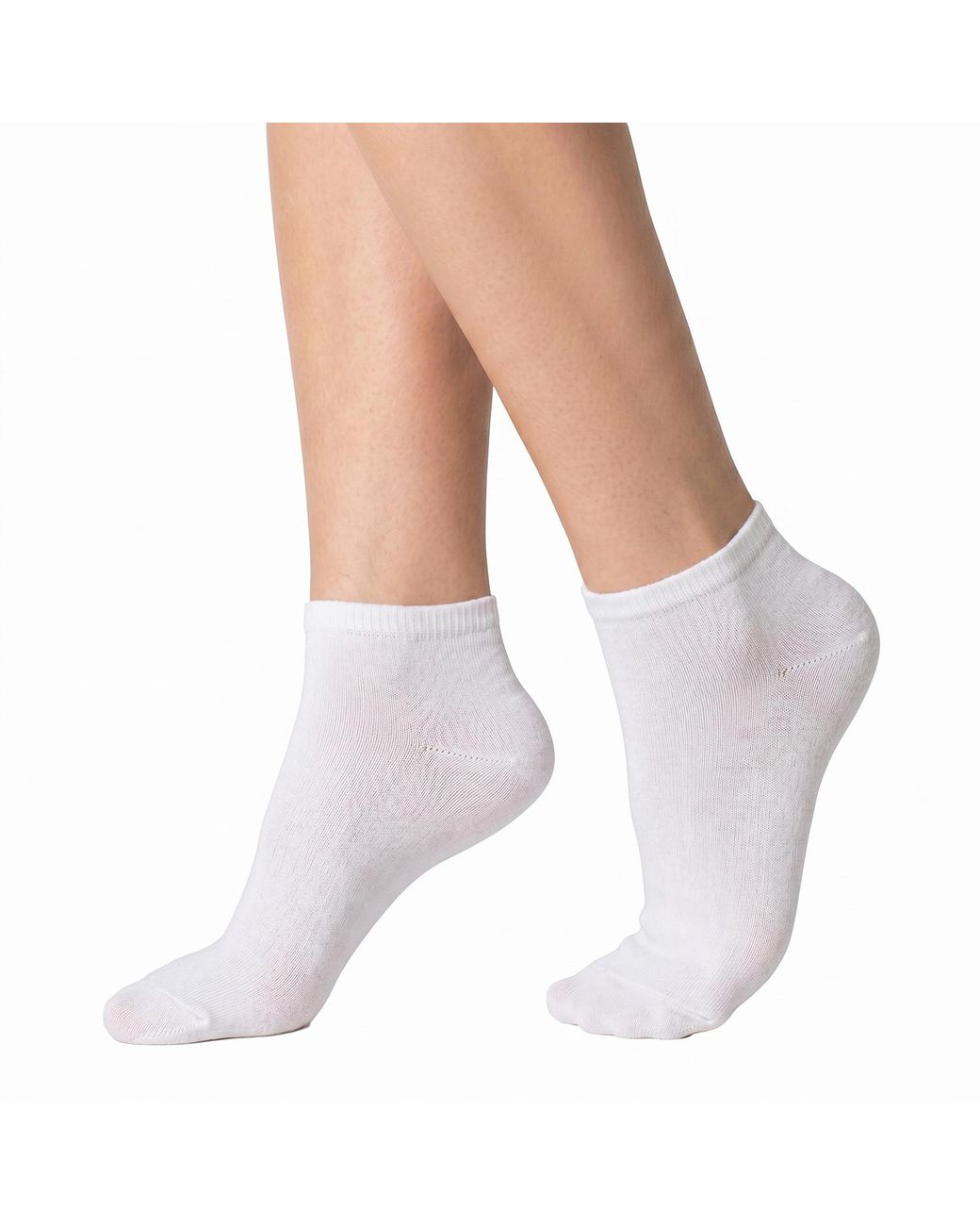 Pro Socks White 6 Pairs Cotton Low-Cut S20506
