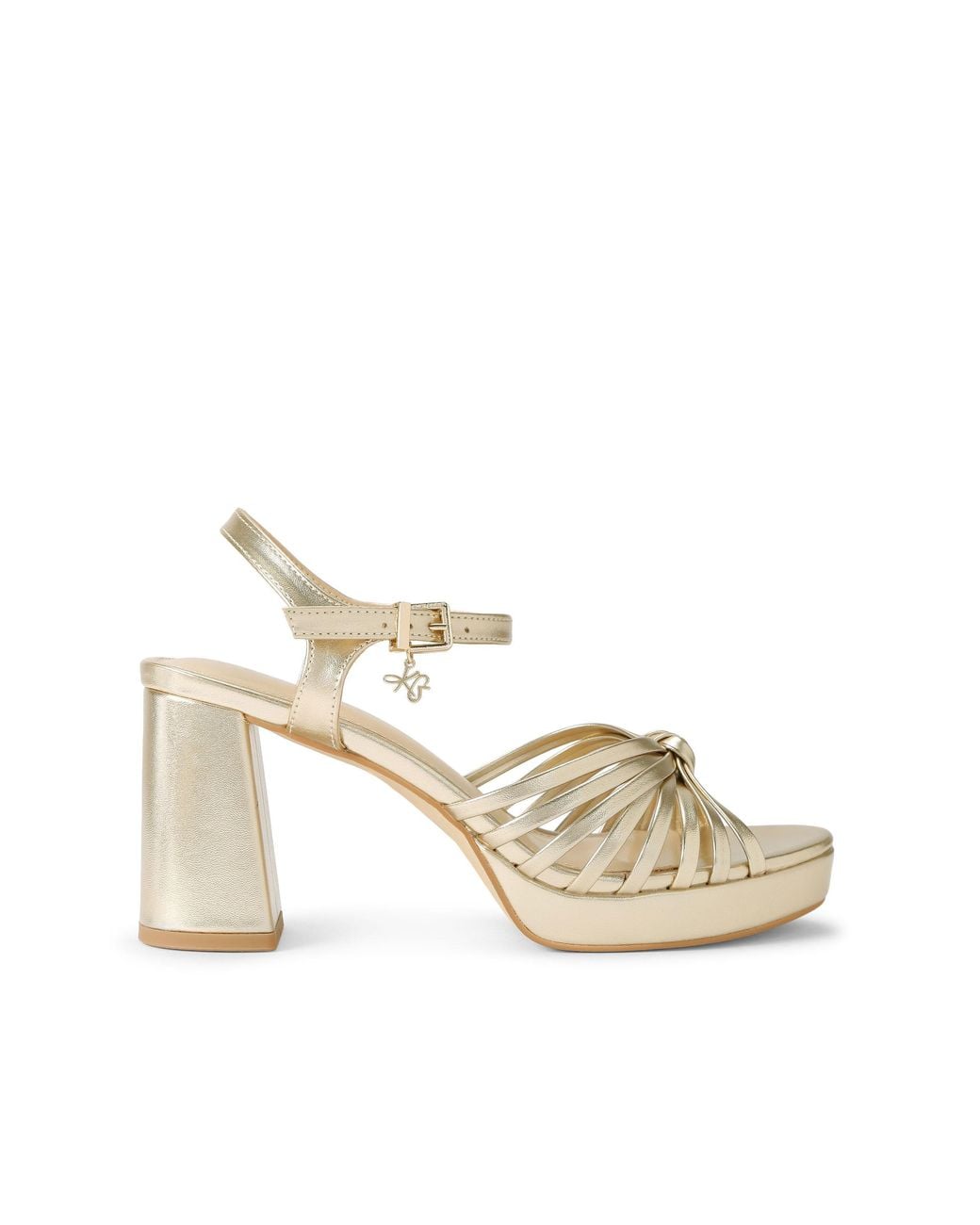 KG by Kurt Geiger Metallic Signal Platform Sandals