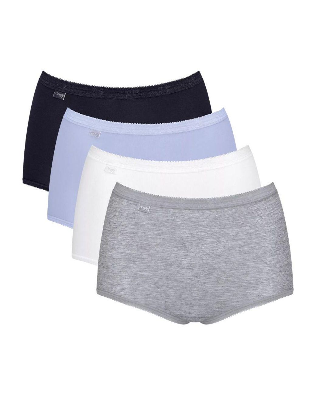 Sloggi Gray Basic+ Maxi Briefs 4 Pack