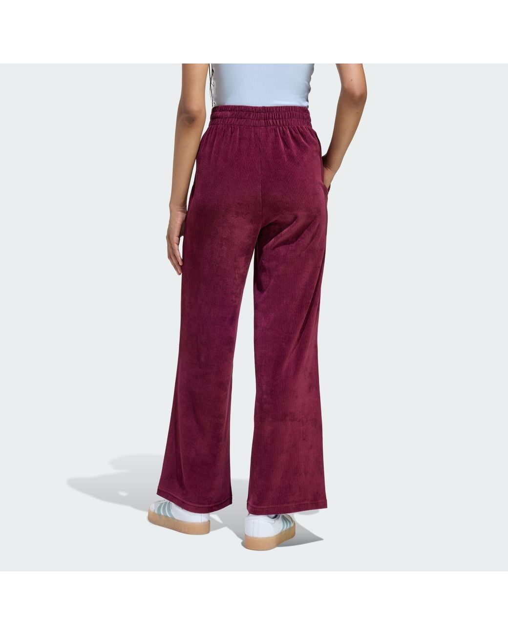 Adidas Originals Red Essentials Chenile Track Pants