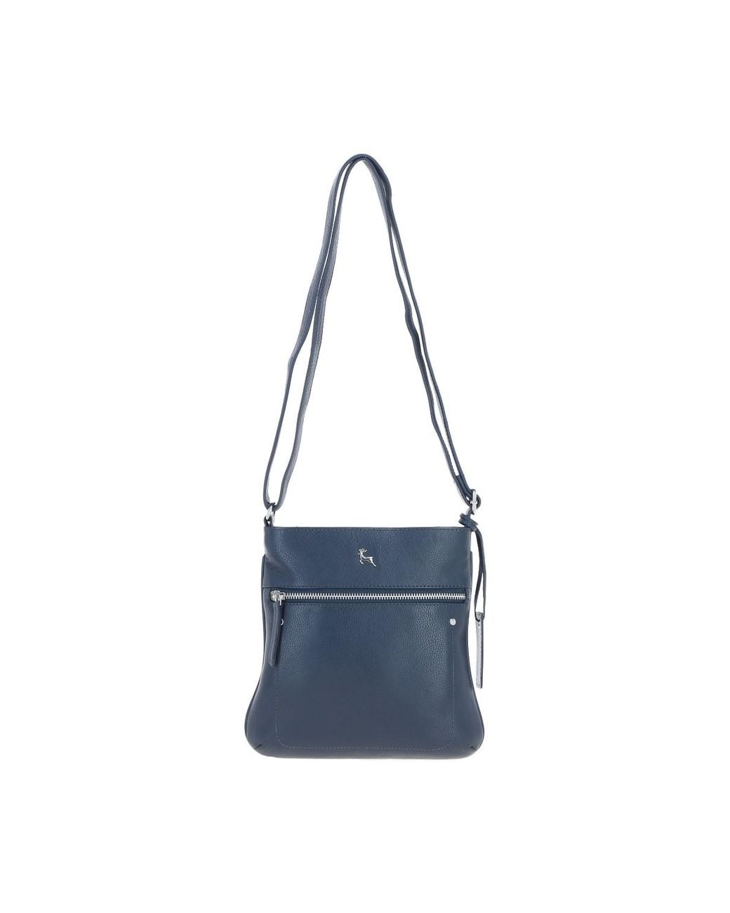 Ashwood Leather Blue 'Edinburgh' Real Crossbody Bag
