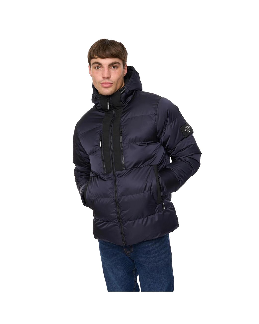 Crosshatch Blue Chimmax Jacket for men
