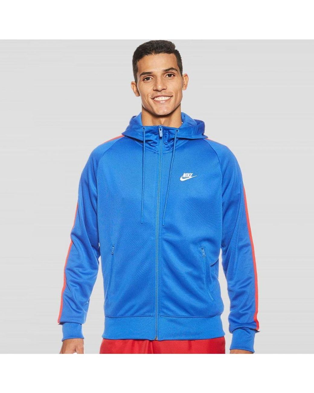 Nike Blue Tribute Poly Tracksuit for men