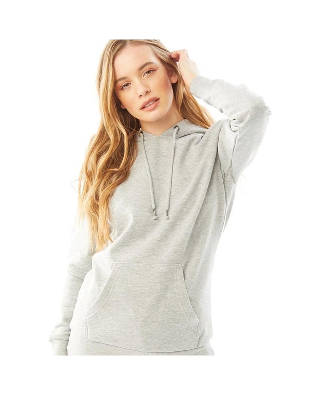 Brave Soul White Ladies Hoodies Warm Cotton Pullover Hooded