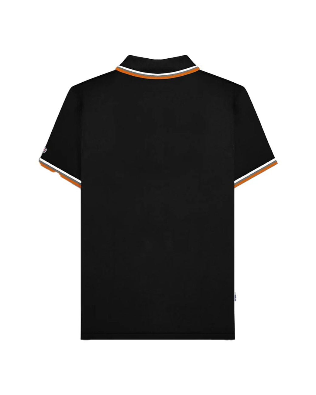 Lambretta Black Triple Tipped Polo Shirt Cotton for men