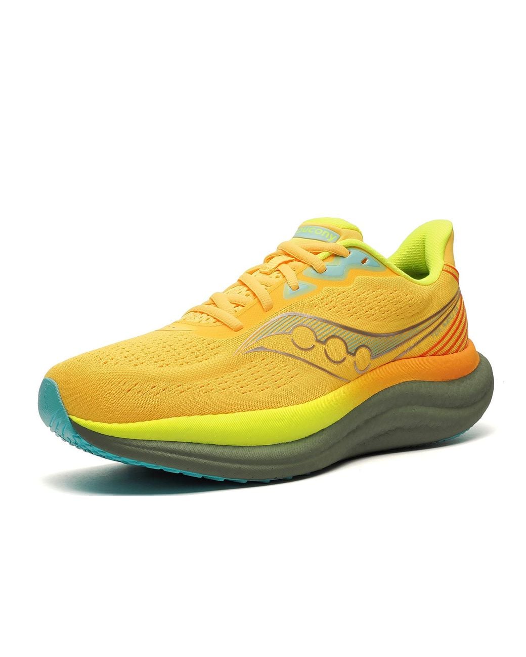 Saucony Yellow Triumph 23 Running Trainers for men