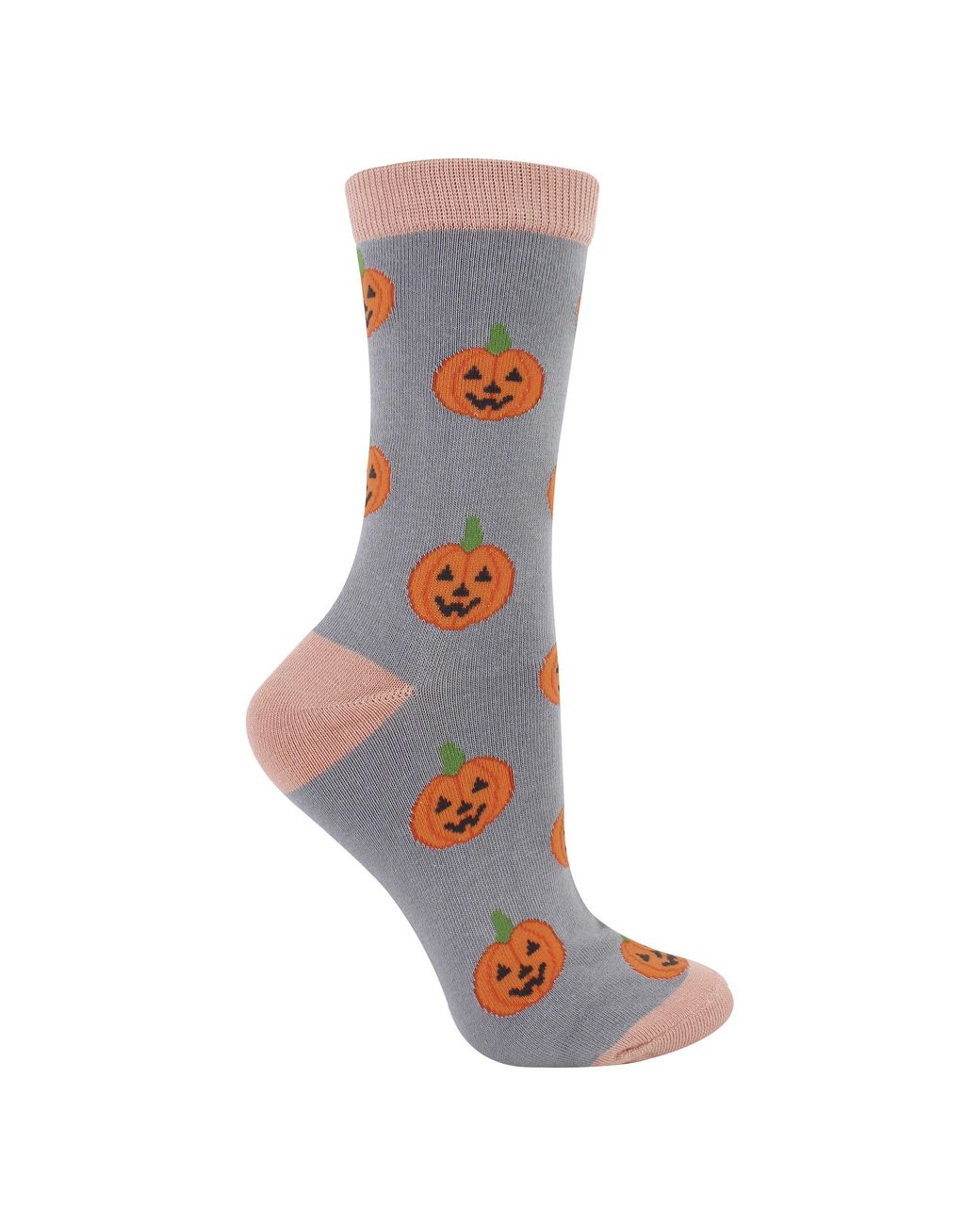 Miss Sparrow Blue Ladies Halloween Novelty Bamboo Socks