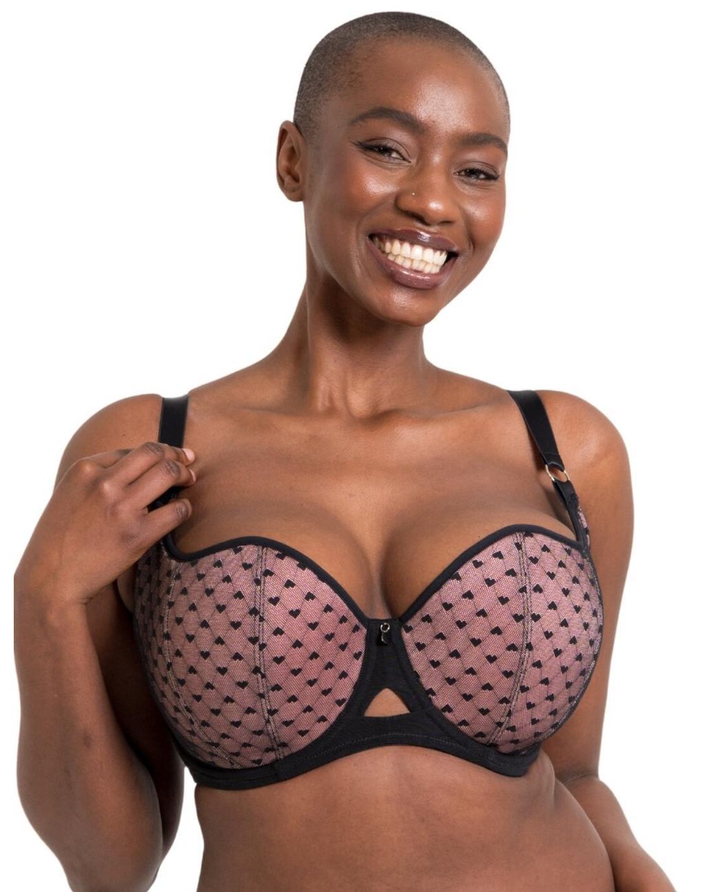 Curvy Kate Brown Ck092106 Boost Heartbreaker Padded Balcony Bra