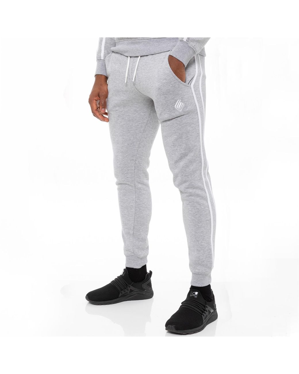Enzo Gray Tracksuit Joggers for men