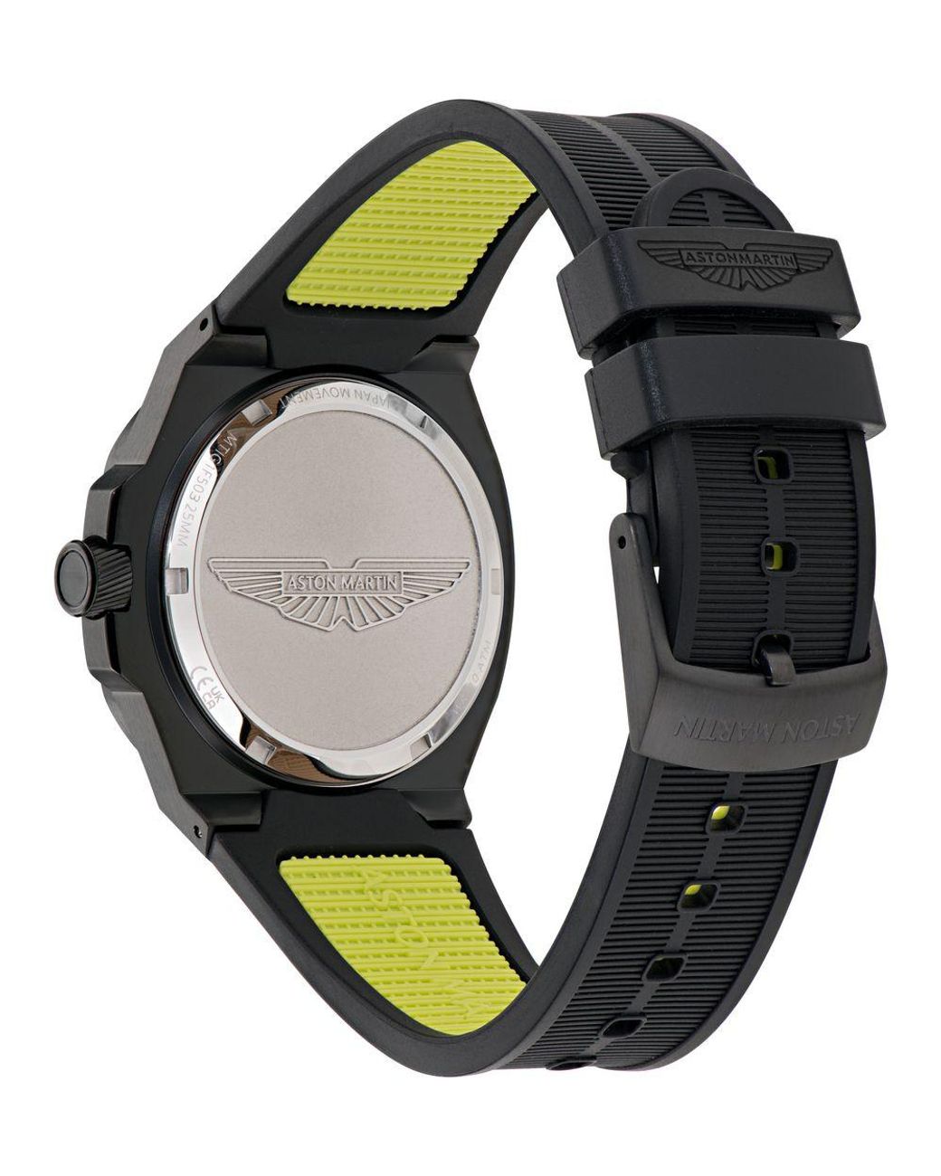 Aston Martin Gray Aml Icon Gpq Watch Mtig1F503 Silicone for men