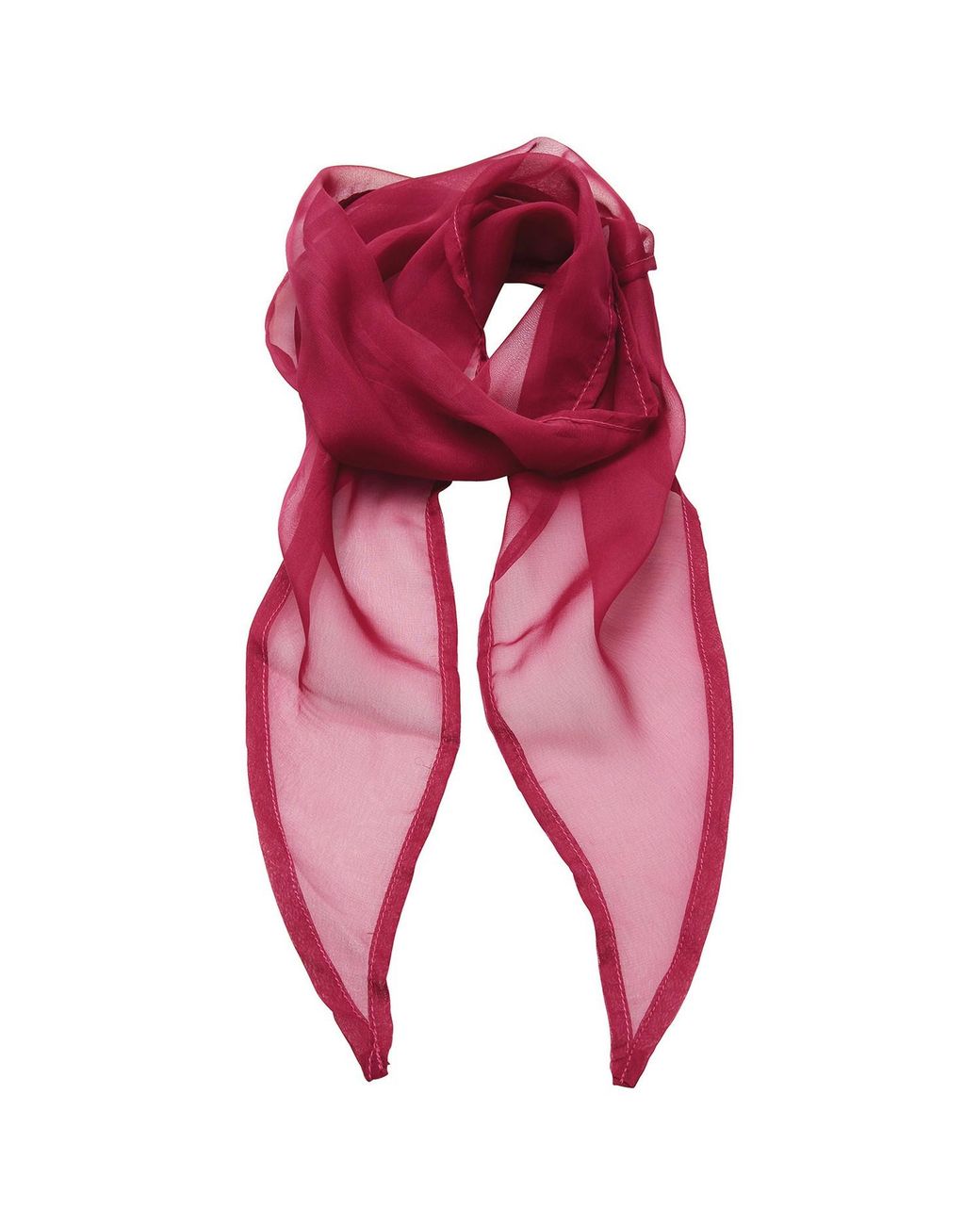 PREMIER Red Adult Colours Chiffon Scarf (Hot)