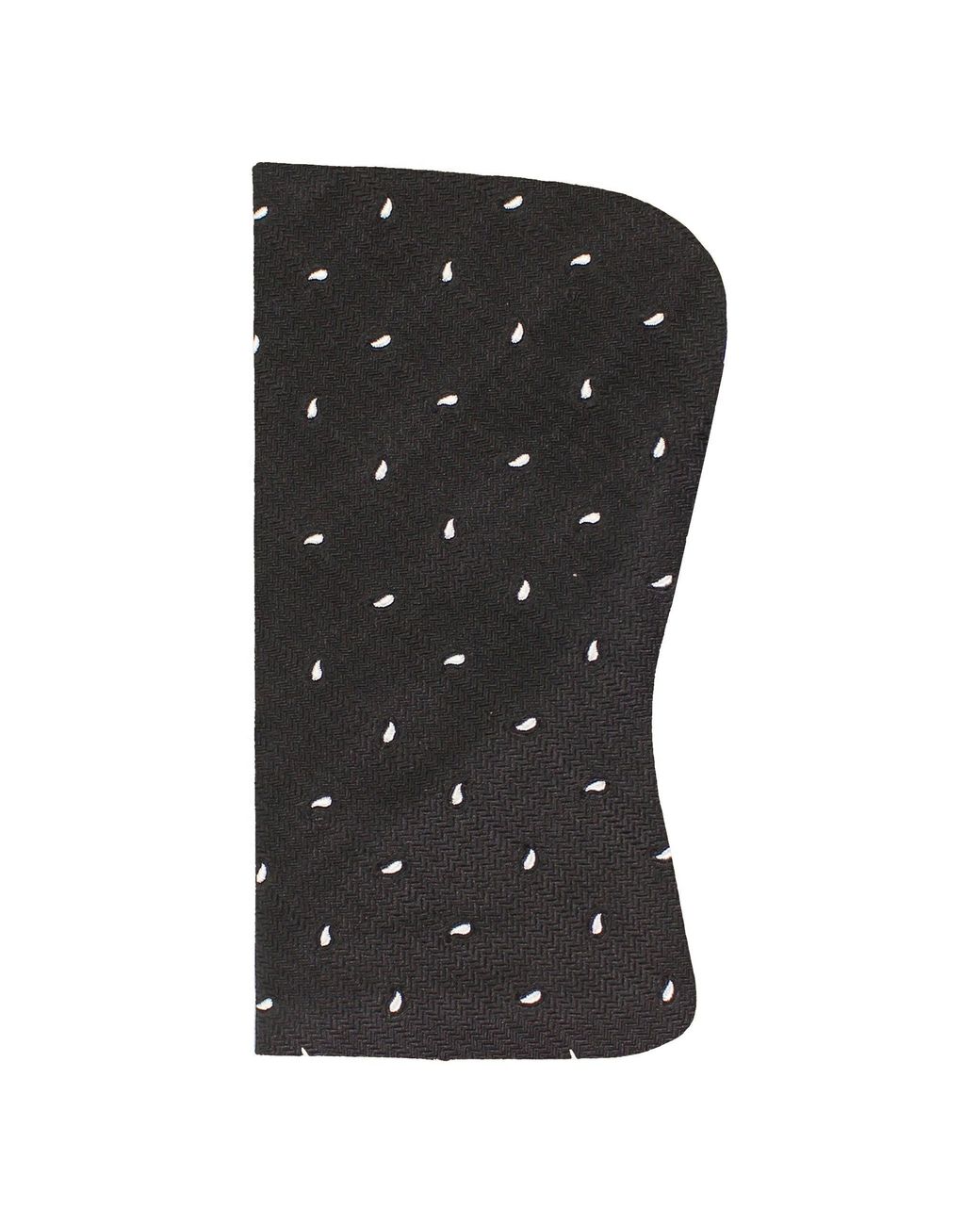 Hackett Black London Printed Silk Glasses Case for men