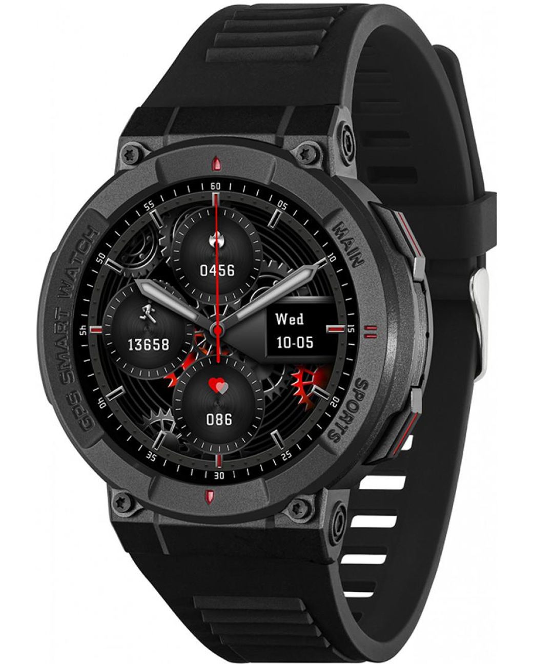 Reflex Active Black Ra43-2214 Series 43 Smartwatch