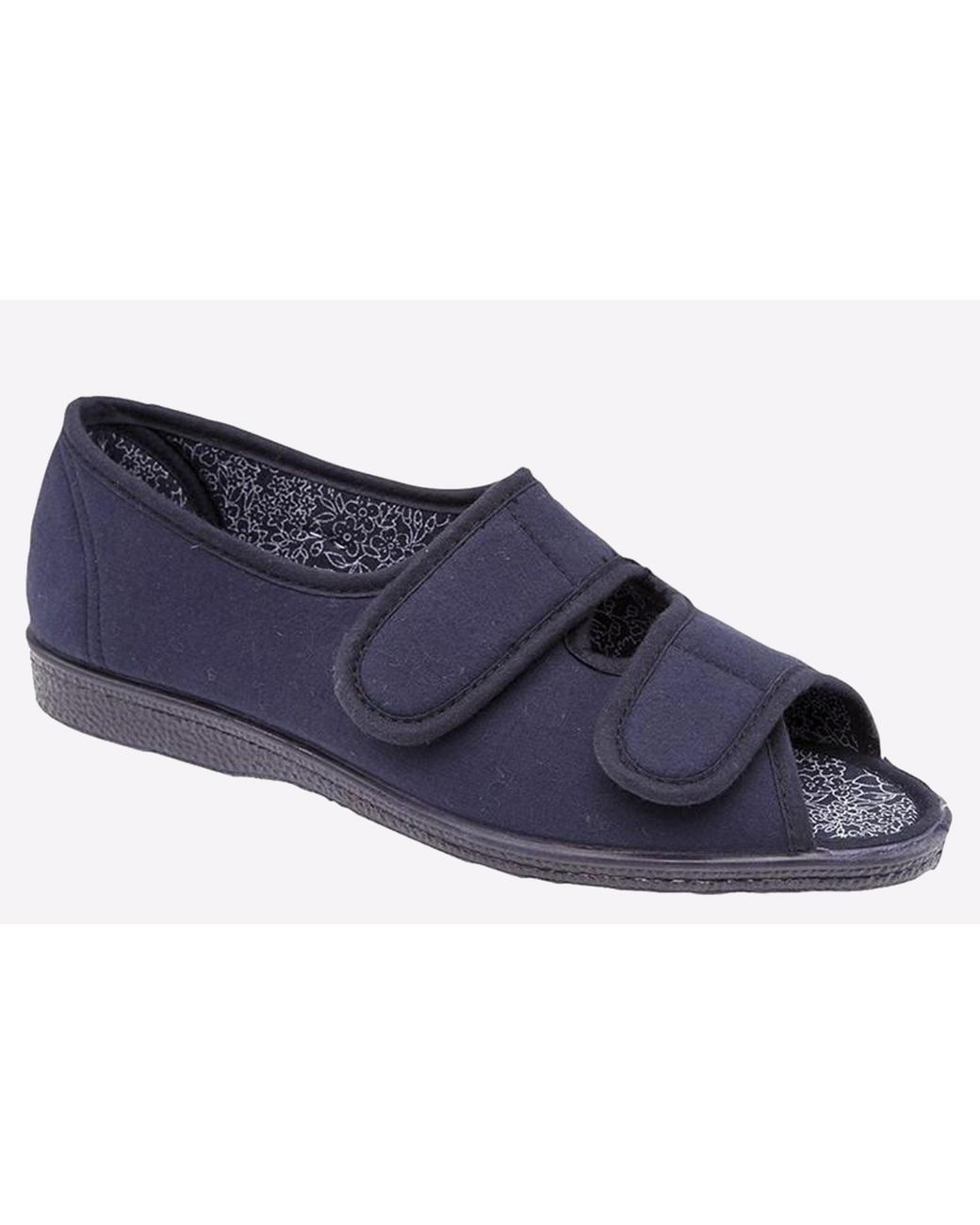 Sleeper Blue Geraldine Shoes Wide Fit