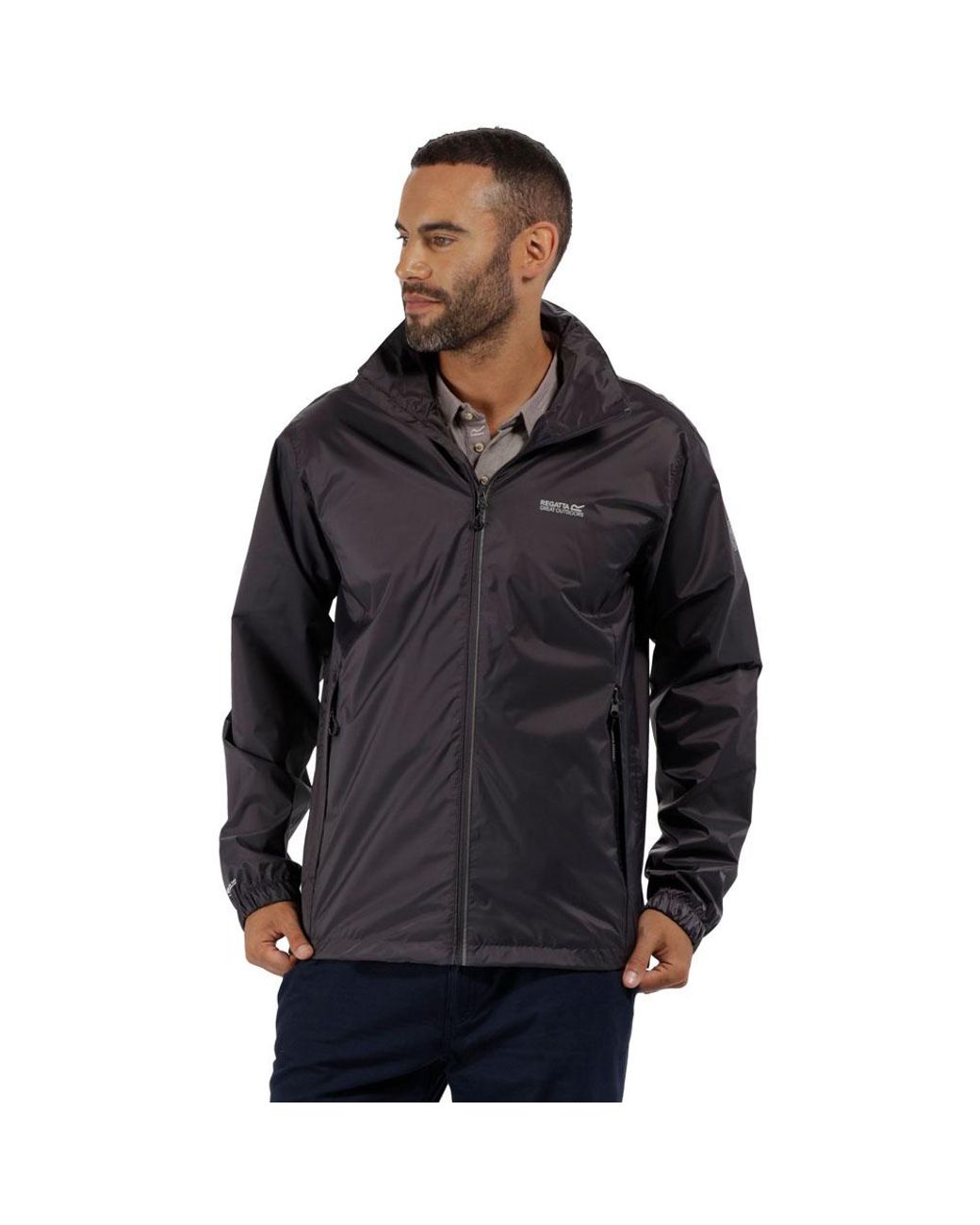 Regatta Blue Lyle Iv Waterproof Breathable Packable Jacket Coat for men