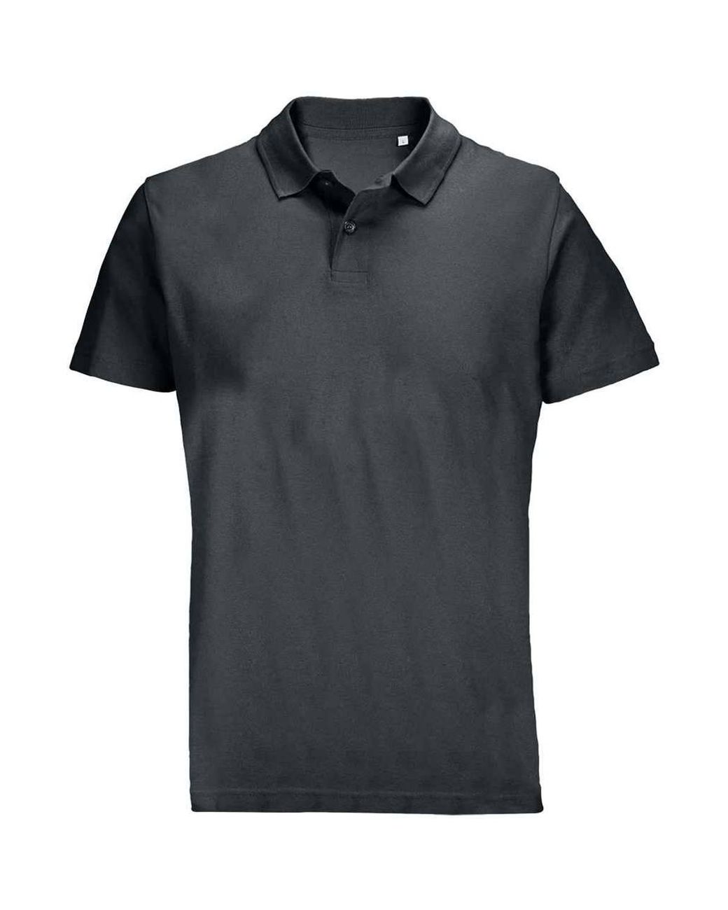Sol's Black Adult Pulse Pique Polo Shirt (Mouse)