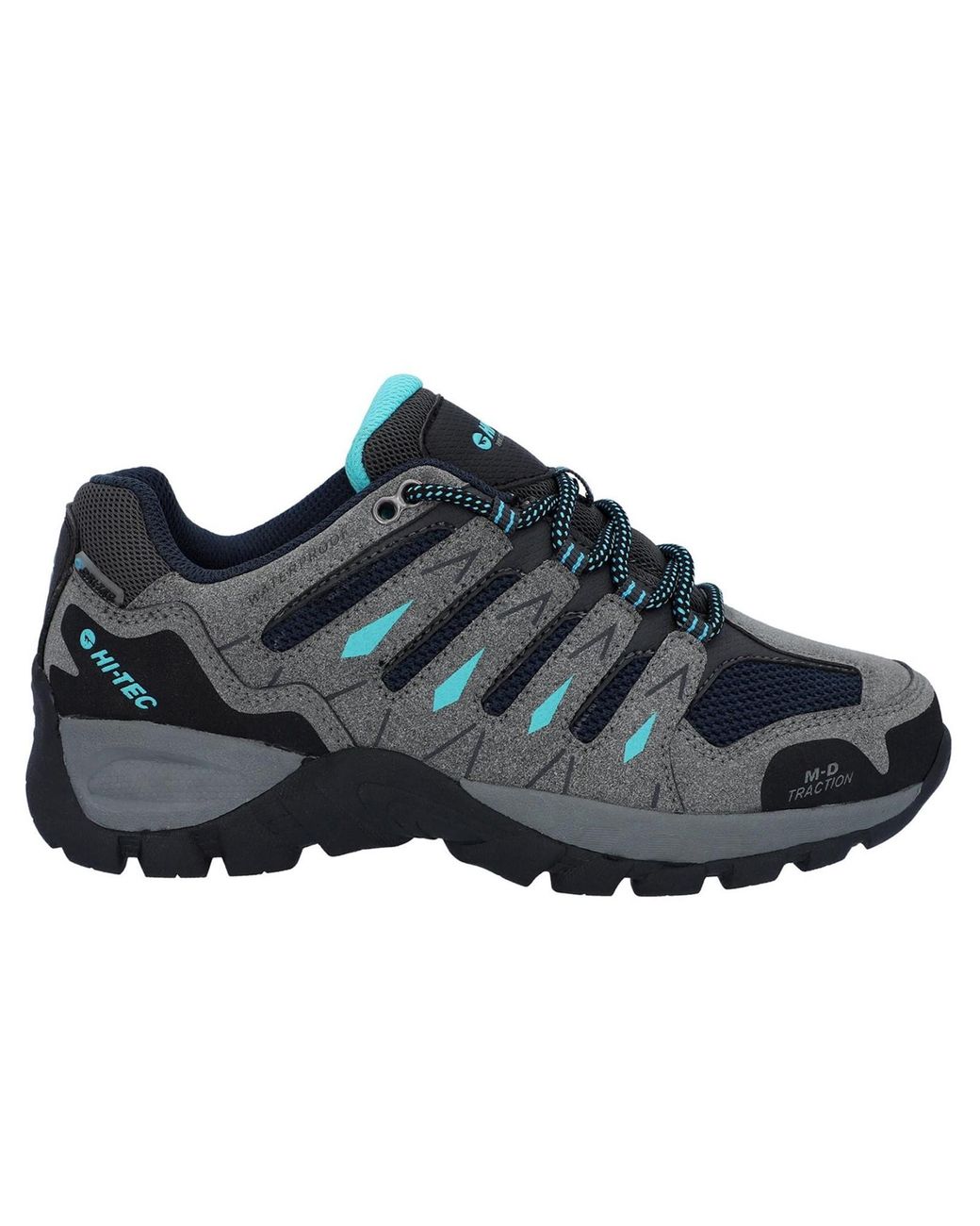 Hi-tec Black Corzo Low Hiking Shoes