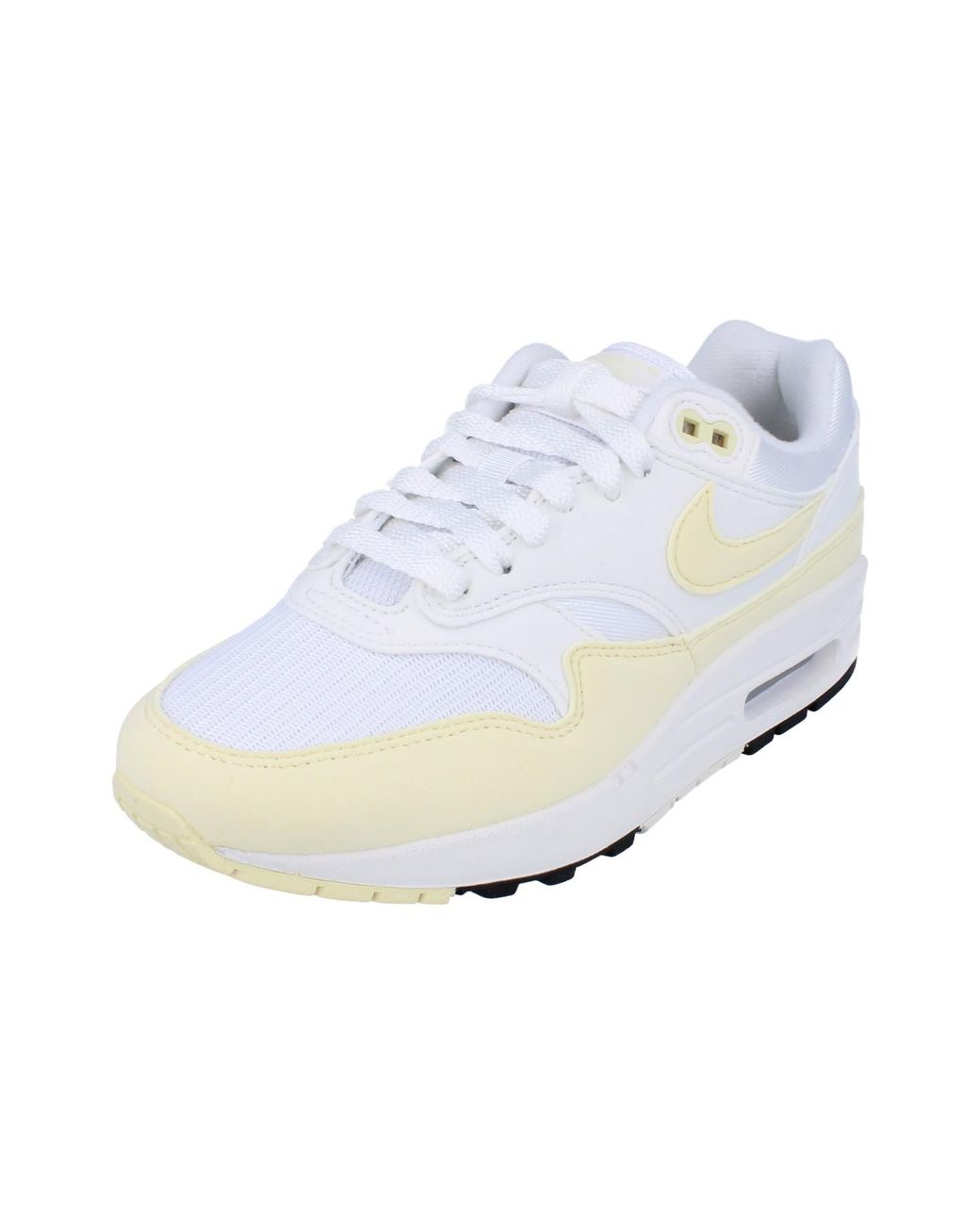 Nike White Air Max 1 Trainers