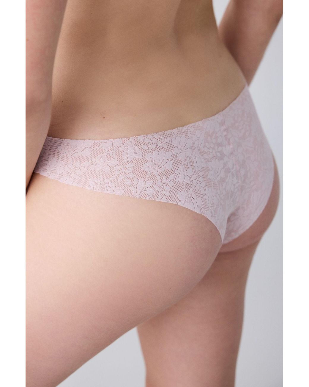 Penti Pink Lace Brazilian Panties