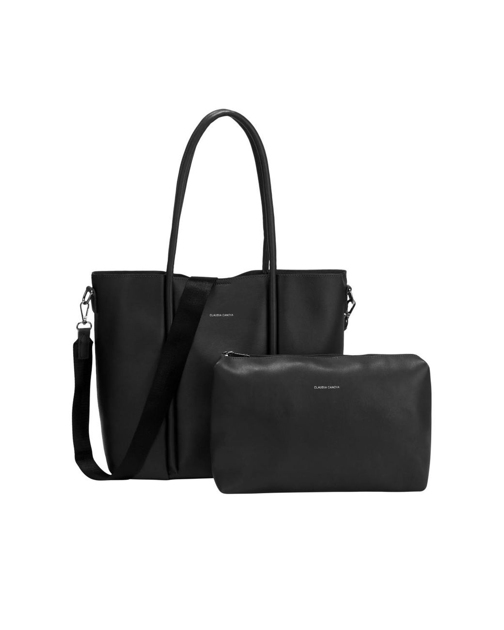 Claudia Canova Black Pure Carryall Tote Bag