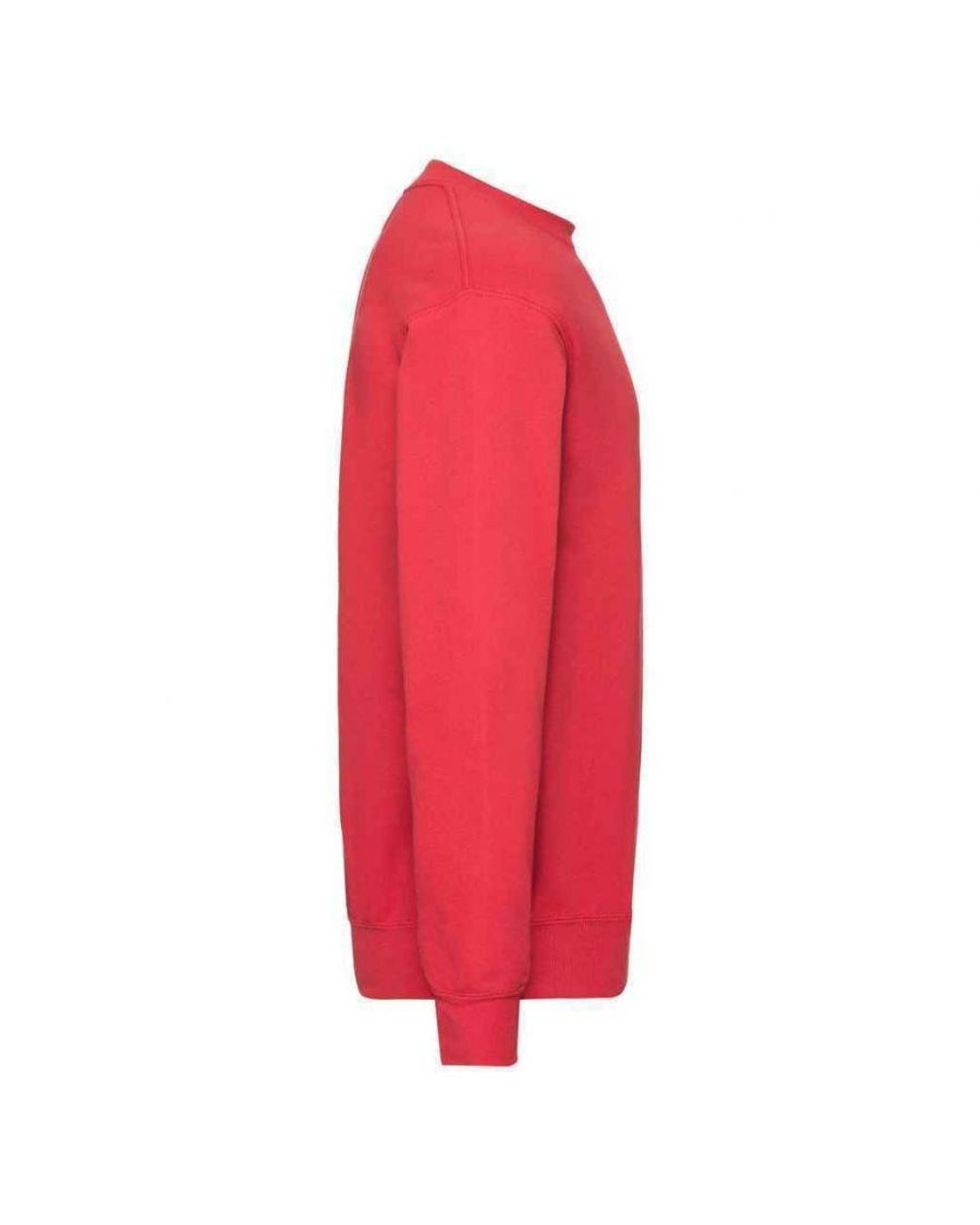 Fruit Of The Loom Red Adult Classic Drop Shoulder Sweatshirt
