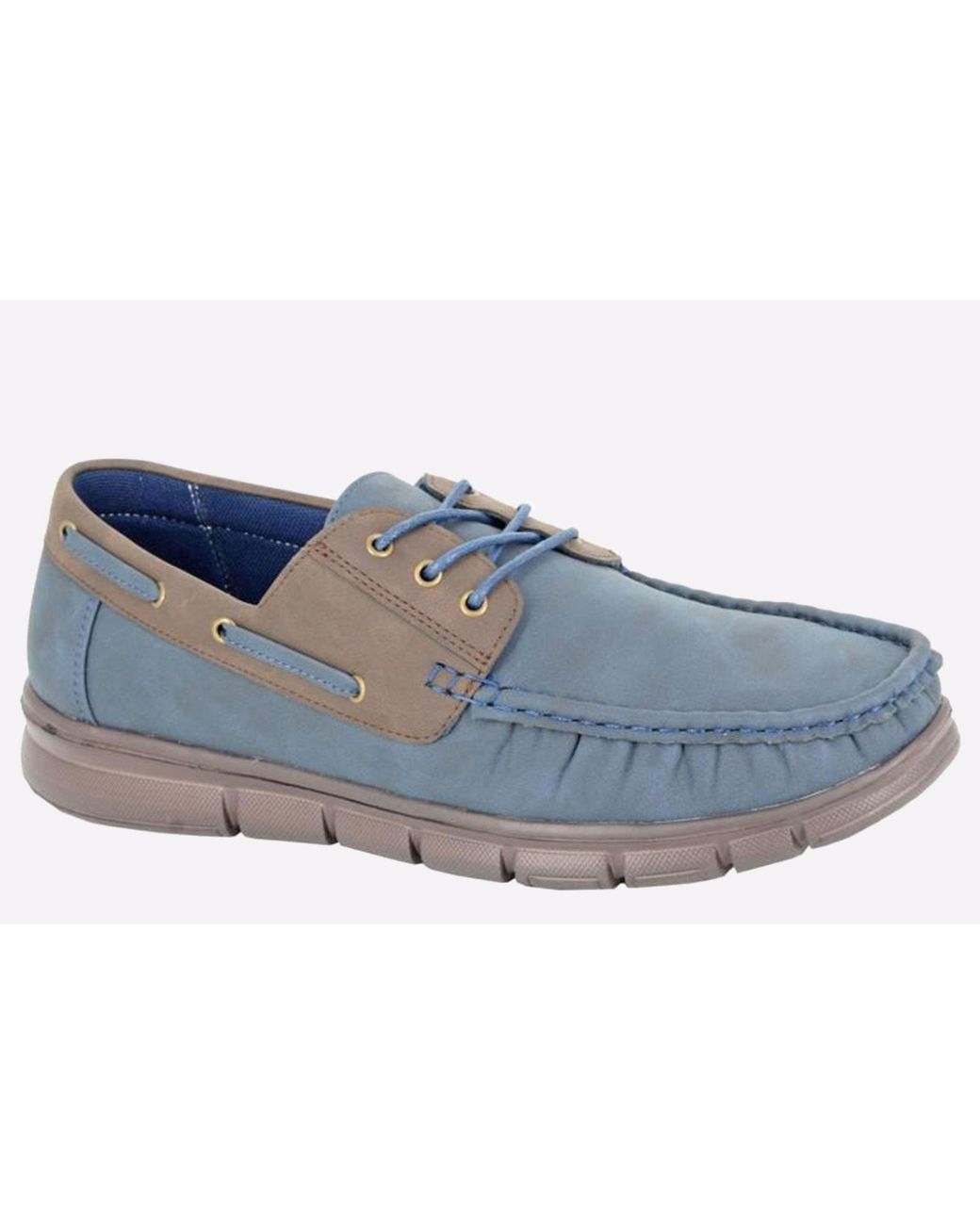 Scimitar Blue Hebden Moccasin for men