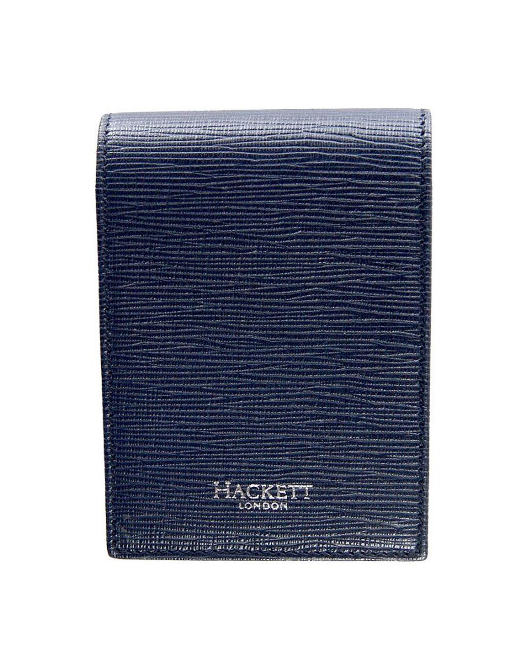 Hackett Blue Mayfair Curzon Card Holder for men