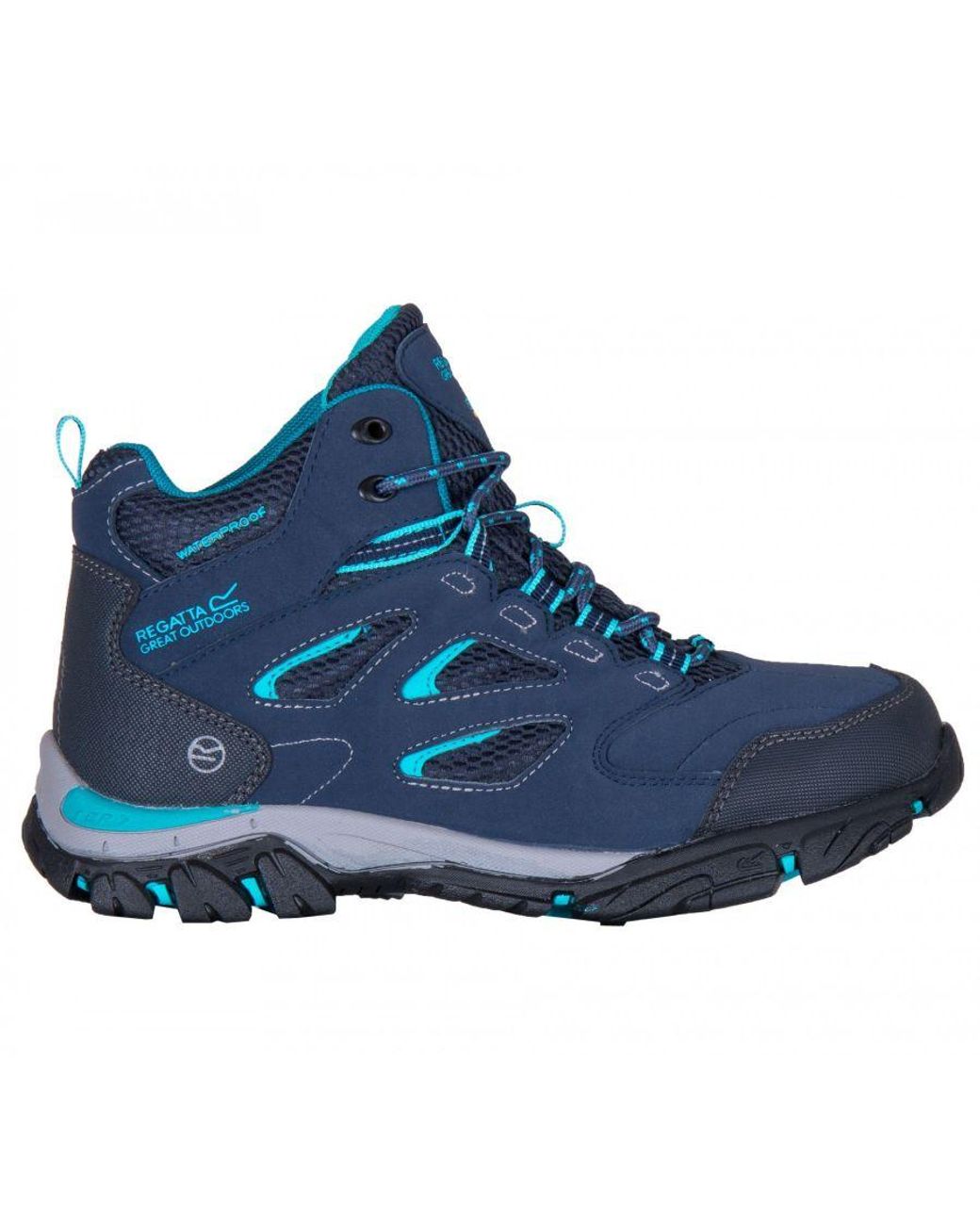 Regatta Blue Ladies Holcombe Iep Mid Hiking Boots