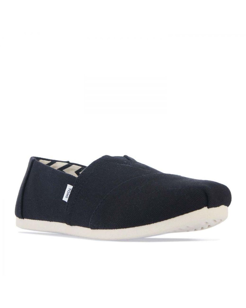 TOMS Blue Recycled Cotton Alpargata Espadrille Pumps