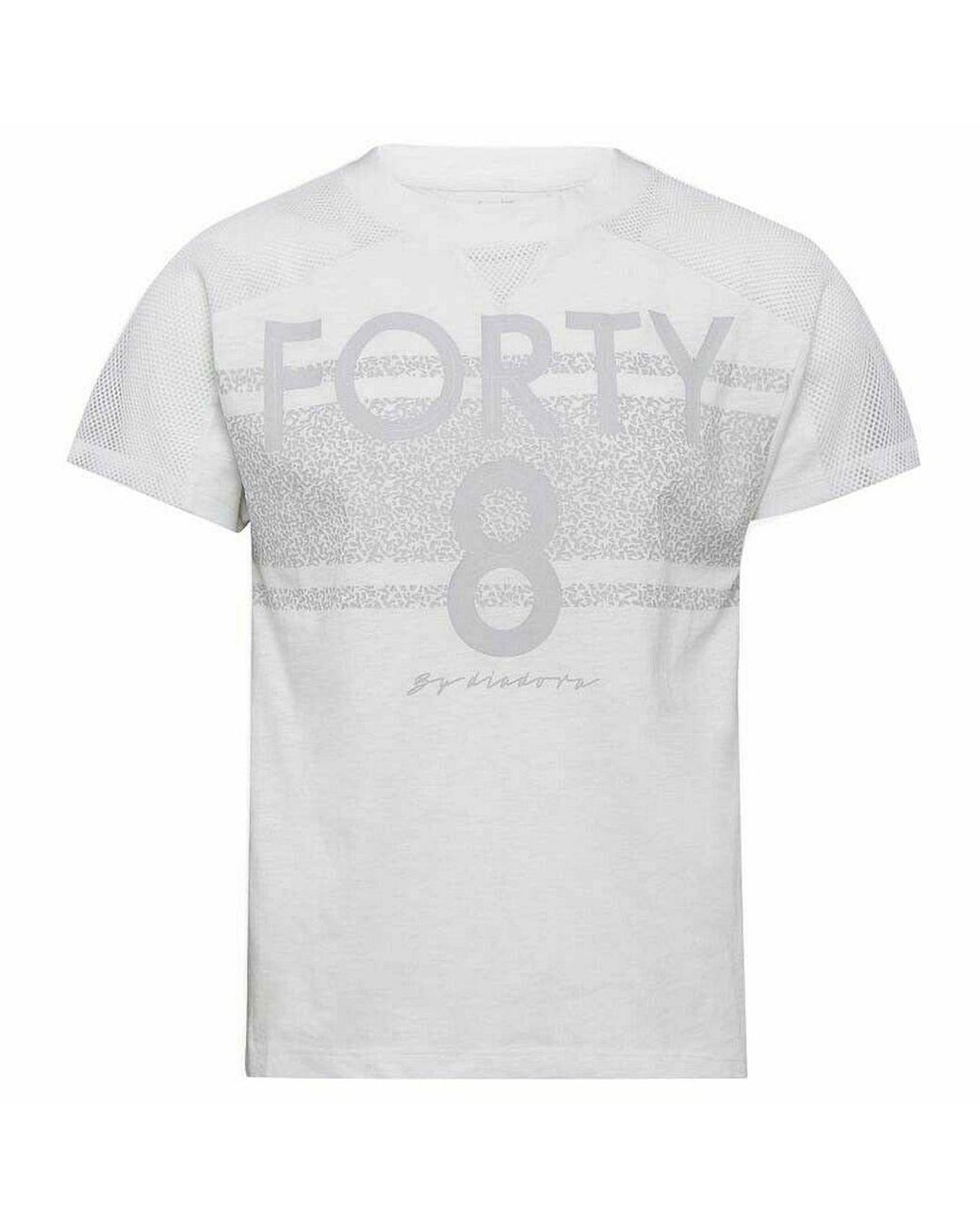 Diadora White Mesh T-Shirt Cotton